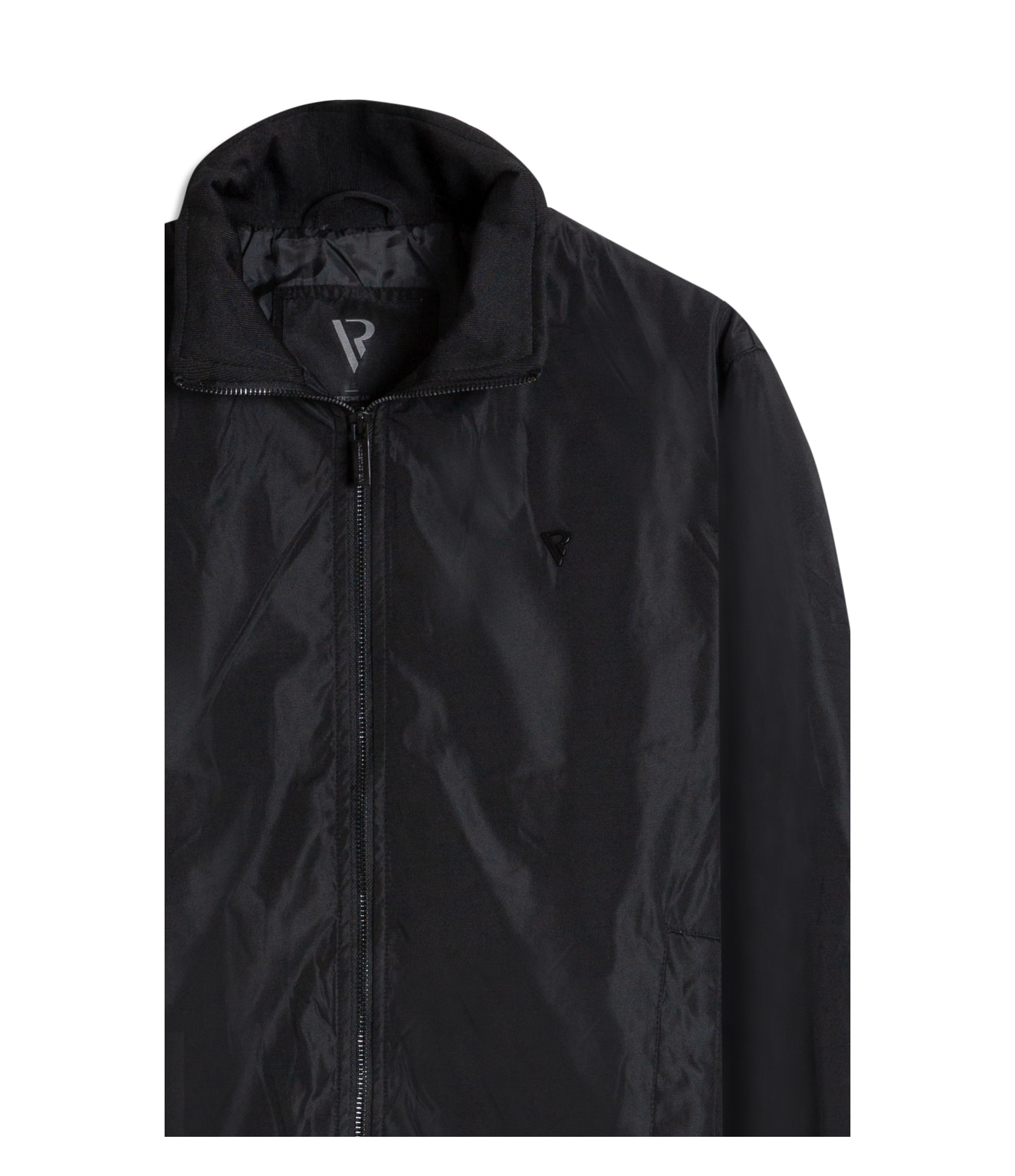 Jaqueta Padding Bomber Rib Pocket New Preto