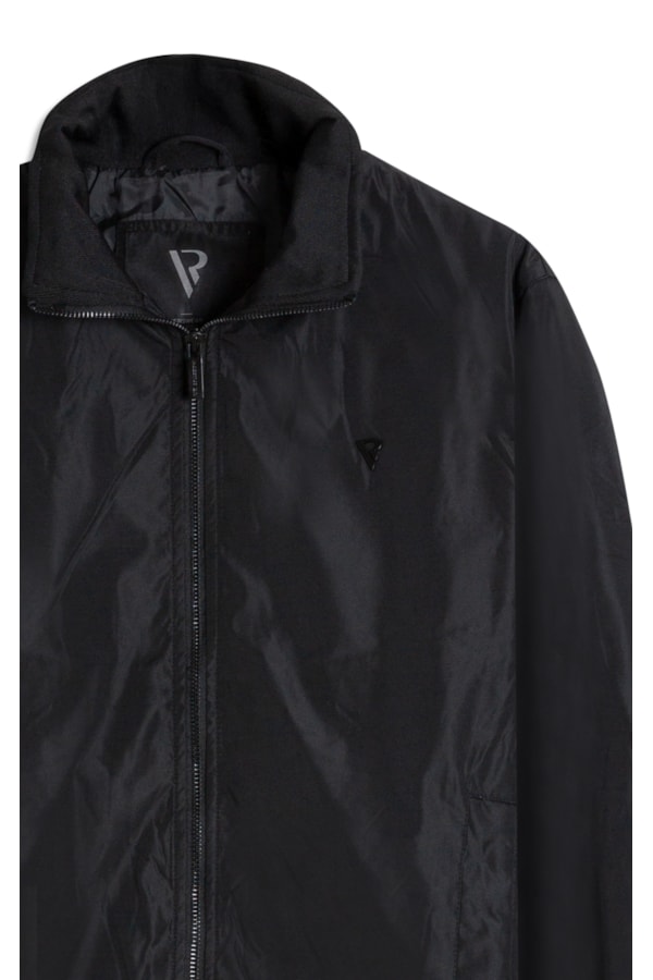 Jaqueta Padding Bomber Rib Pocket New Preto