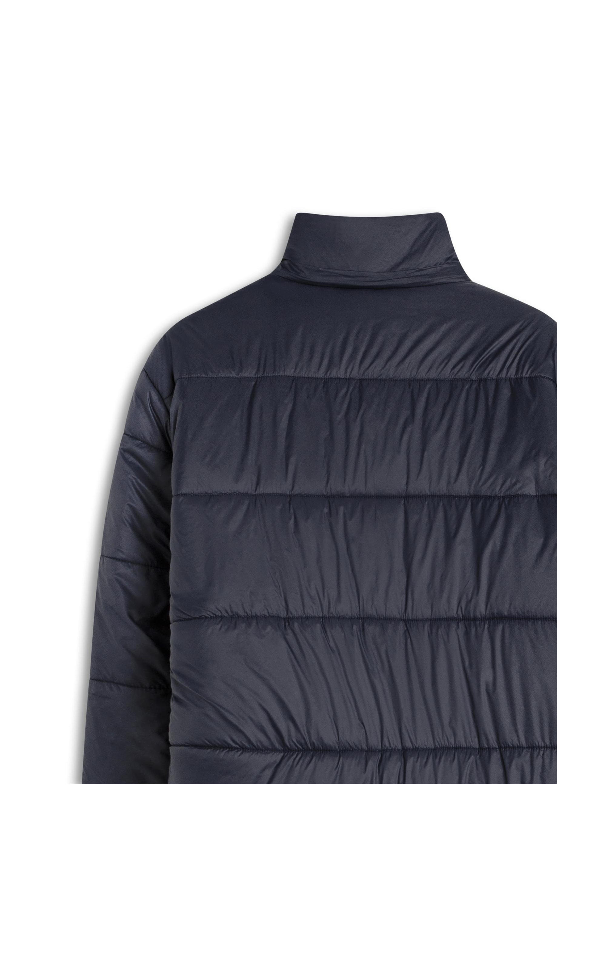 Jaqueta Puffer Bolsos Laterais Dark Navy