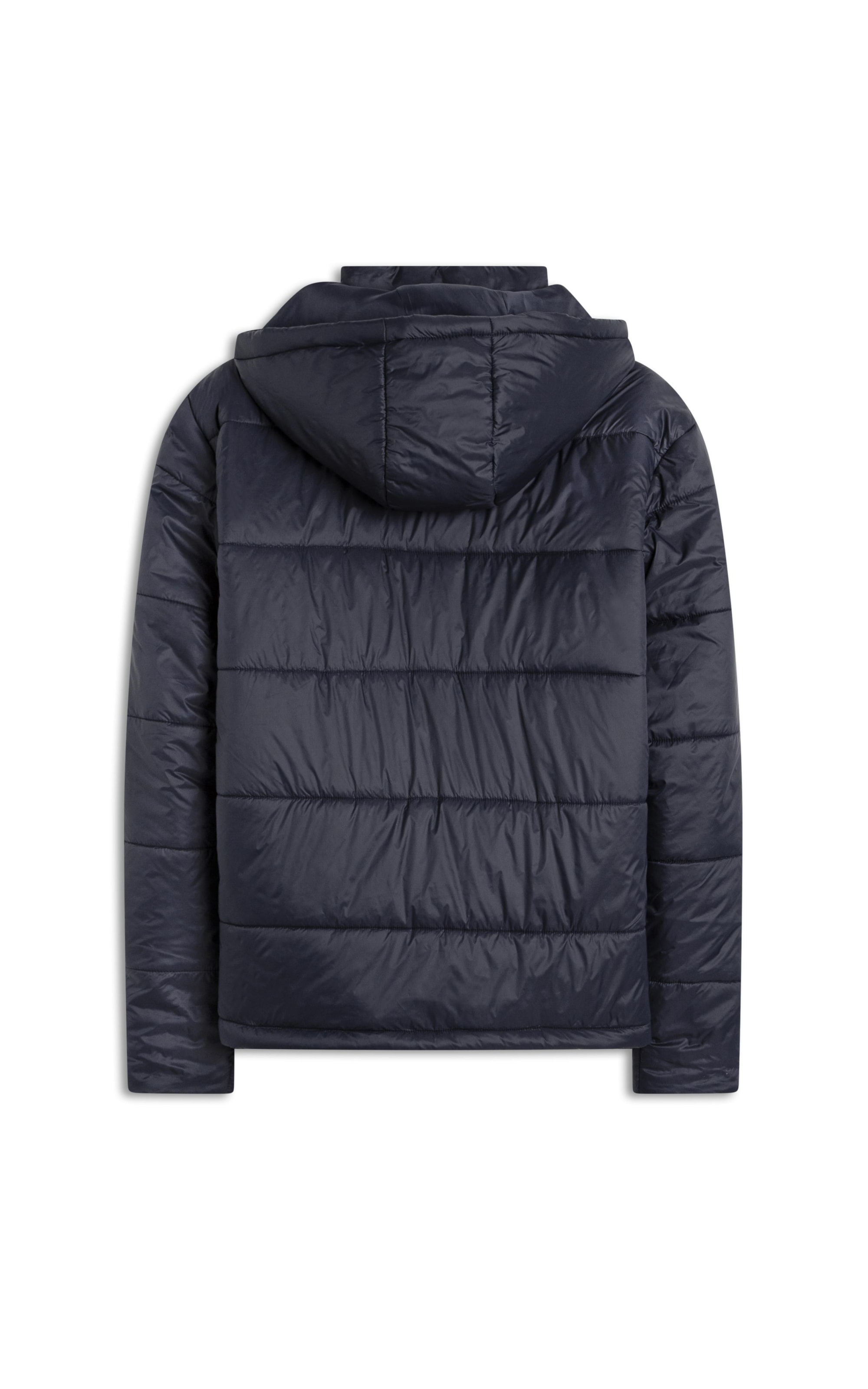 Jaqueta Puffer Bolsos Laterais Dark Navy