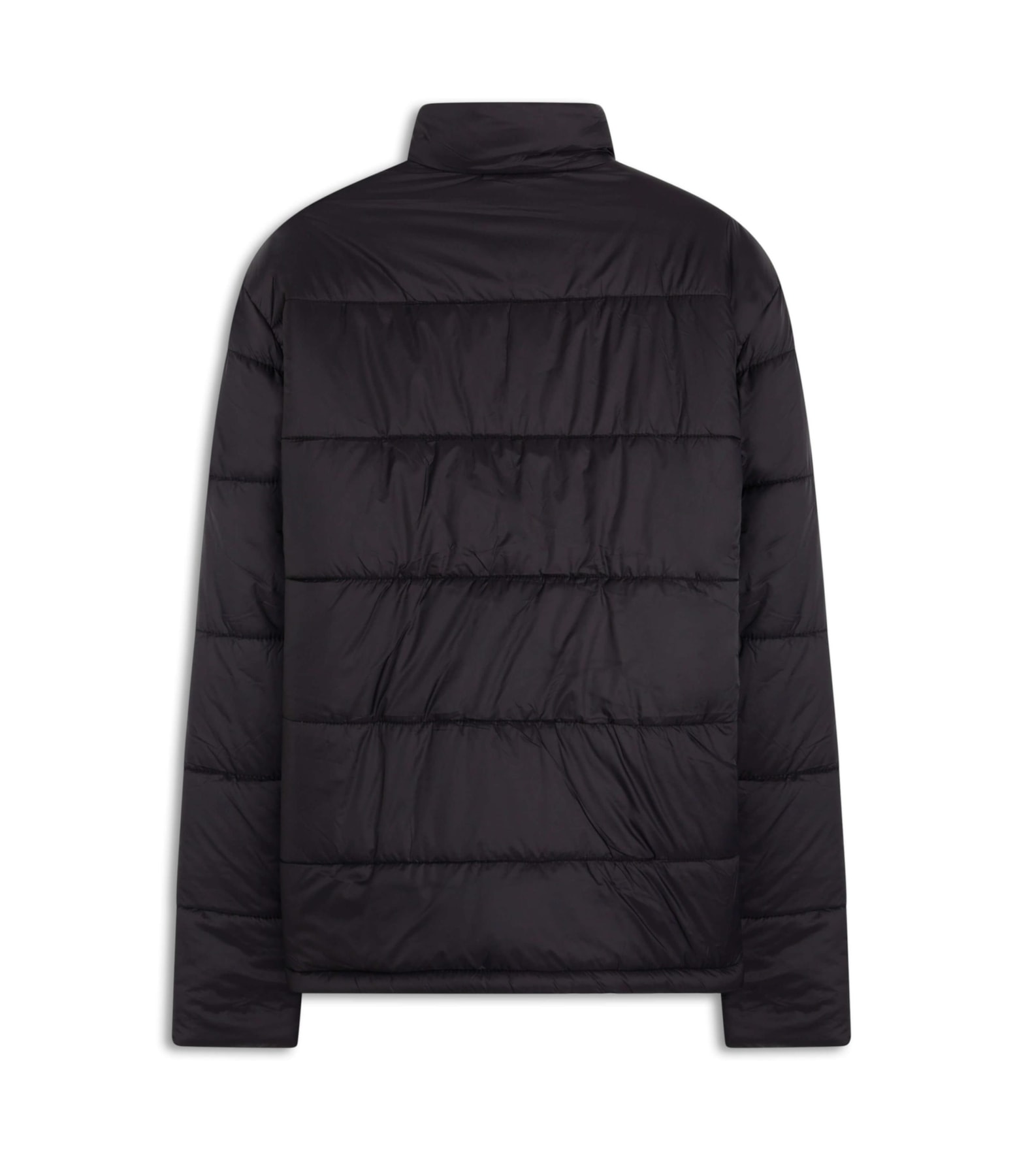 Jaqueta Puffer Bolsos Laterais Preto