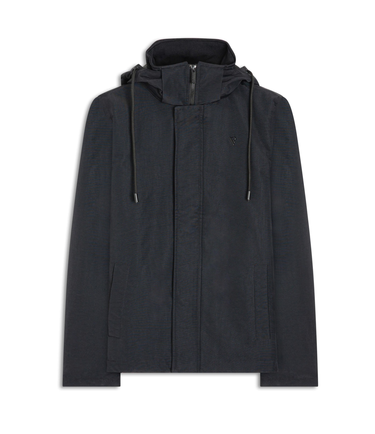 Jaqueta Ribbon Com Capuz Preto