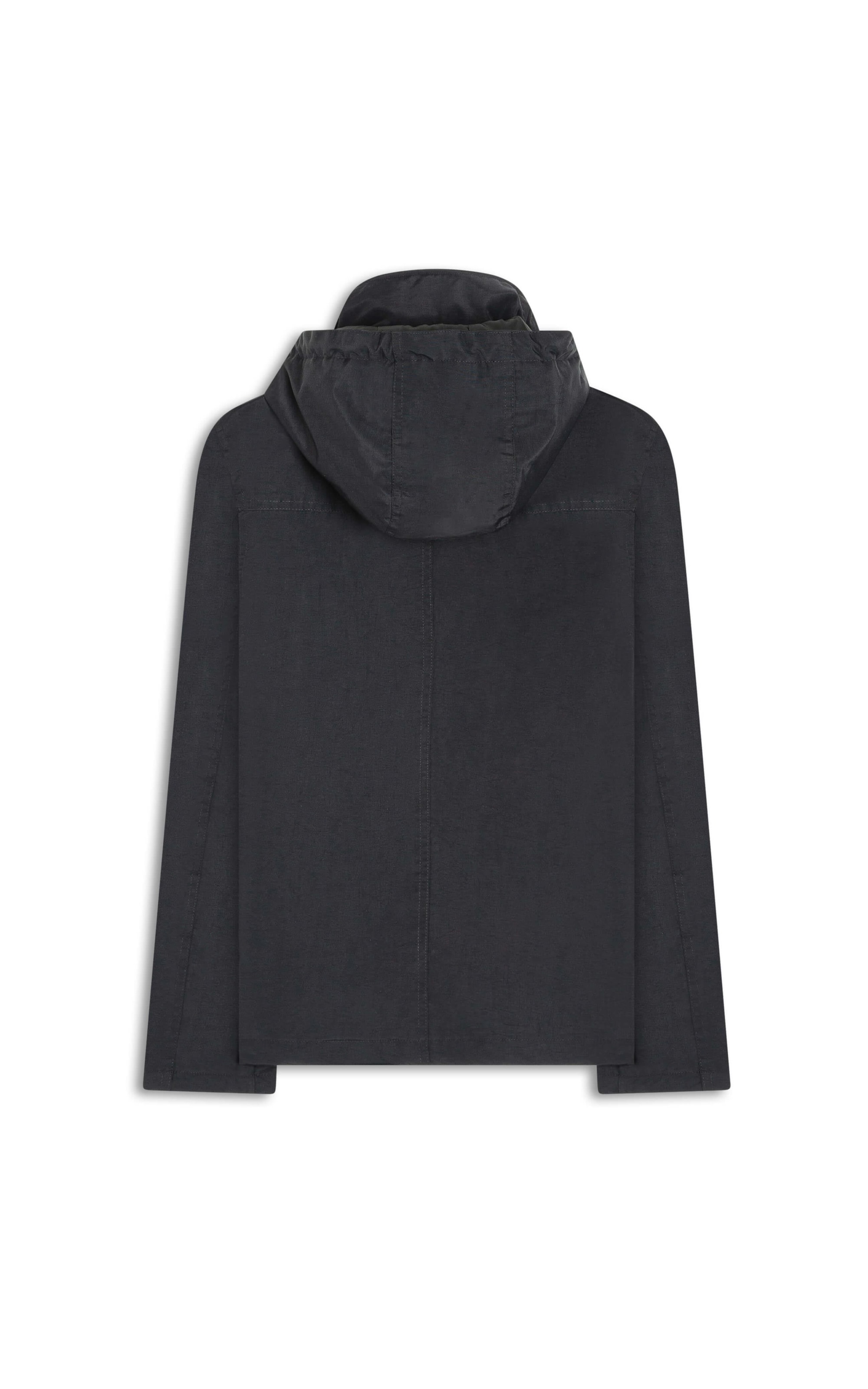 Jaqueta Ribbon Com Capuz Preto