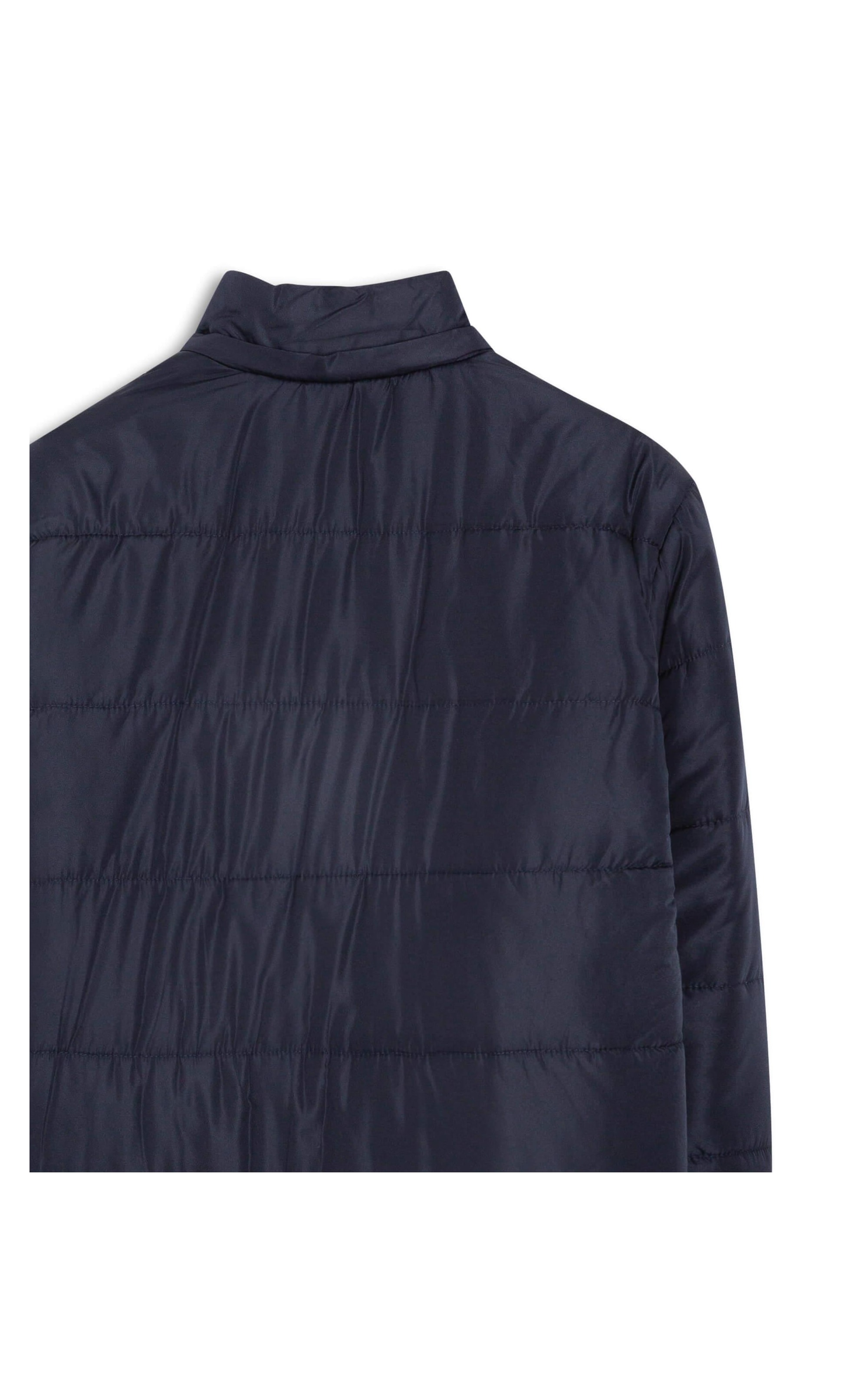Jaqueta Ribbon Hood Dark Navy