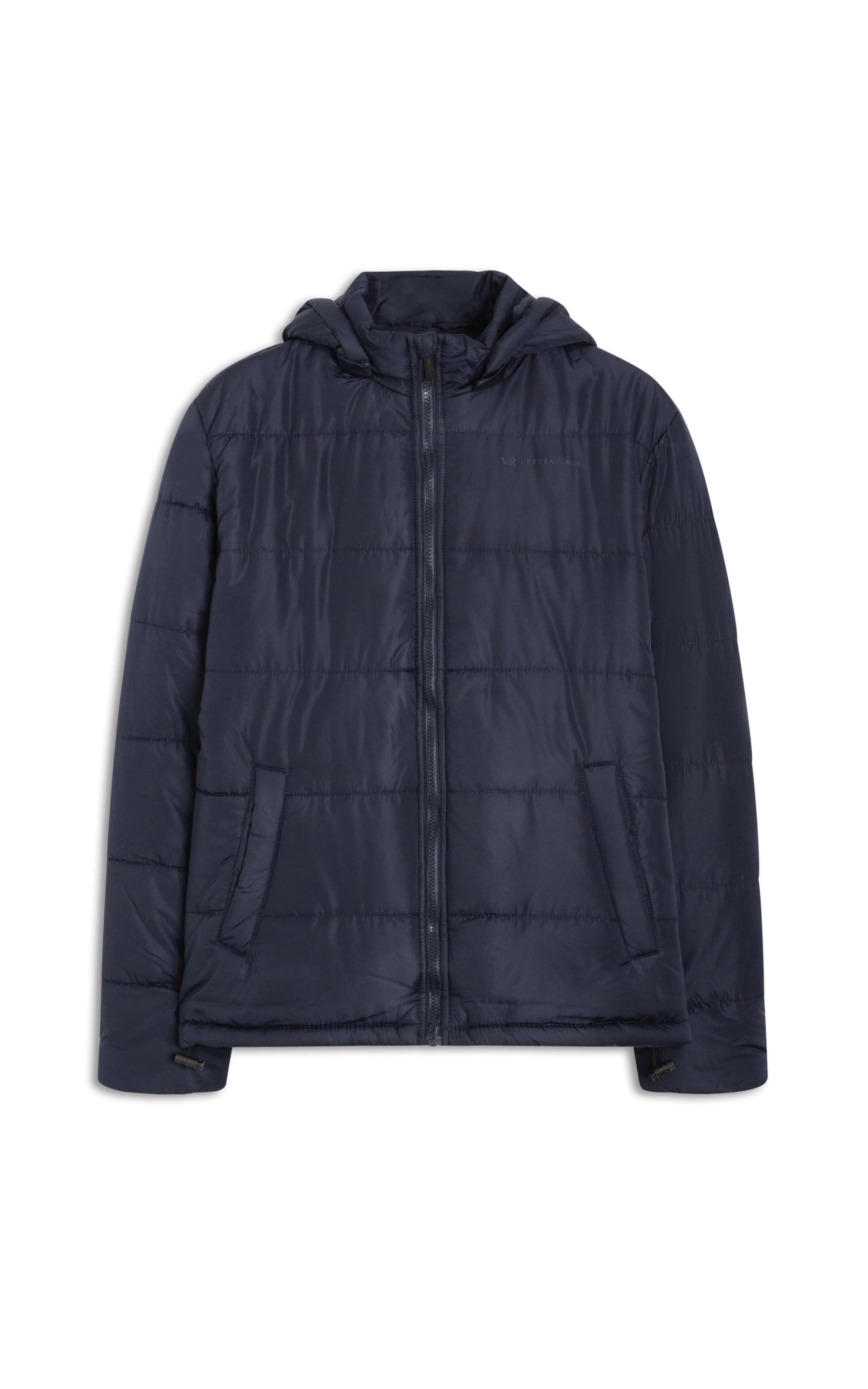 Jaqueta Ribbon Hood Dark Navy