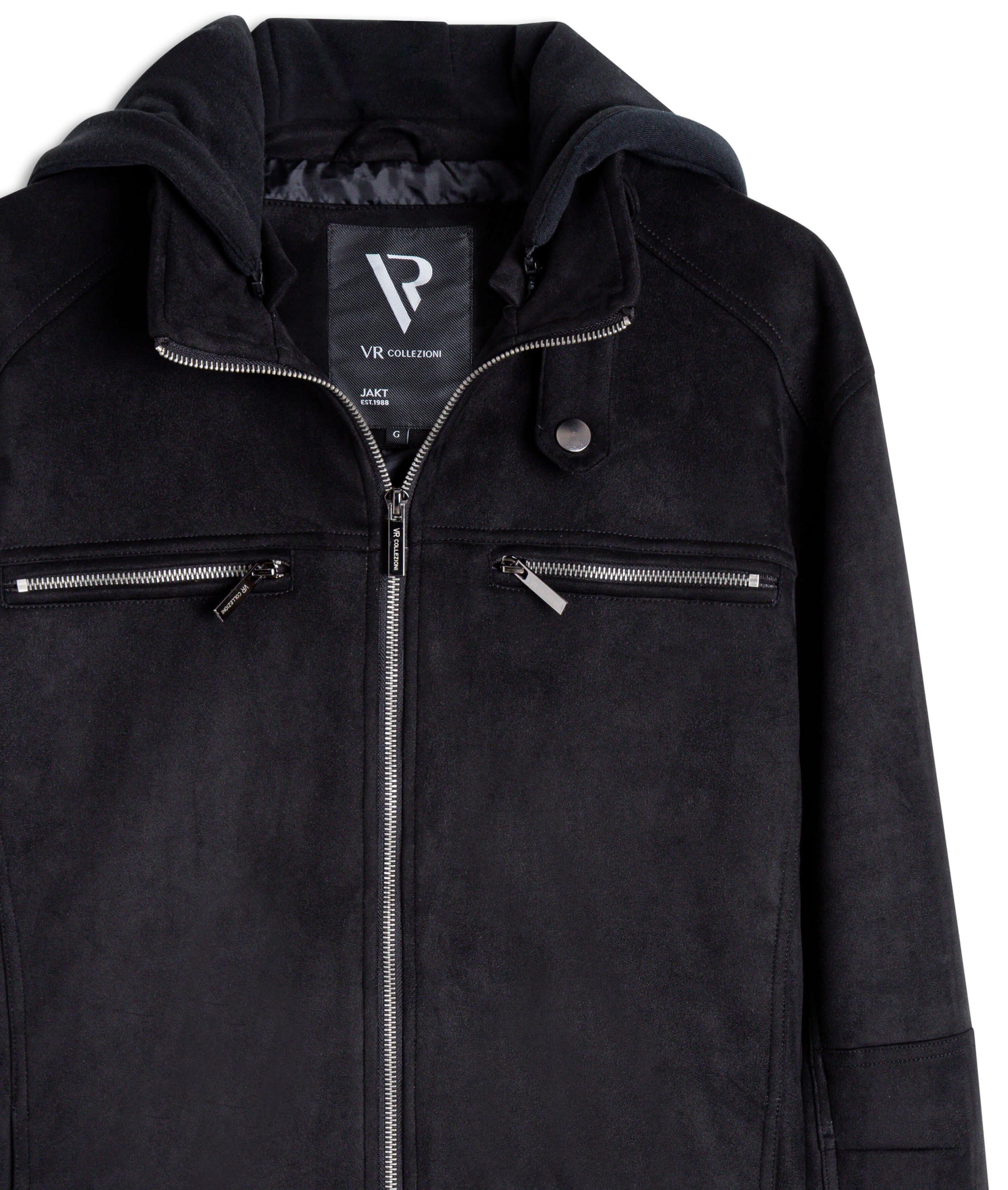 Jaqueta Rider With Hood Preto