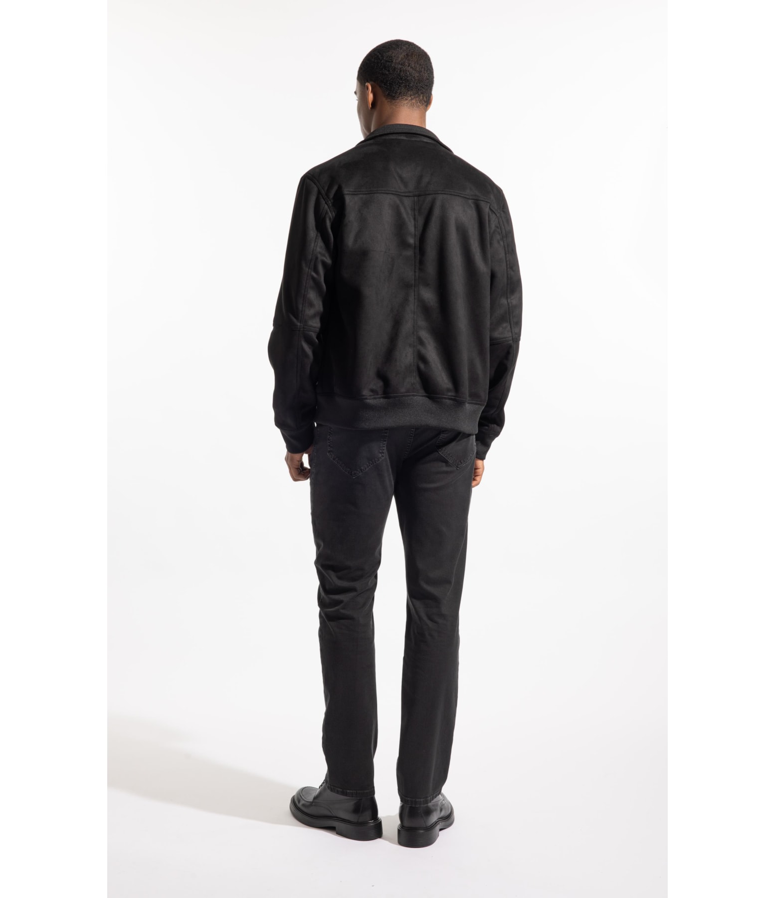 Jaqueta River Suede Preto