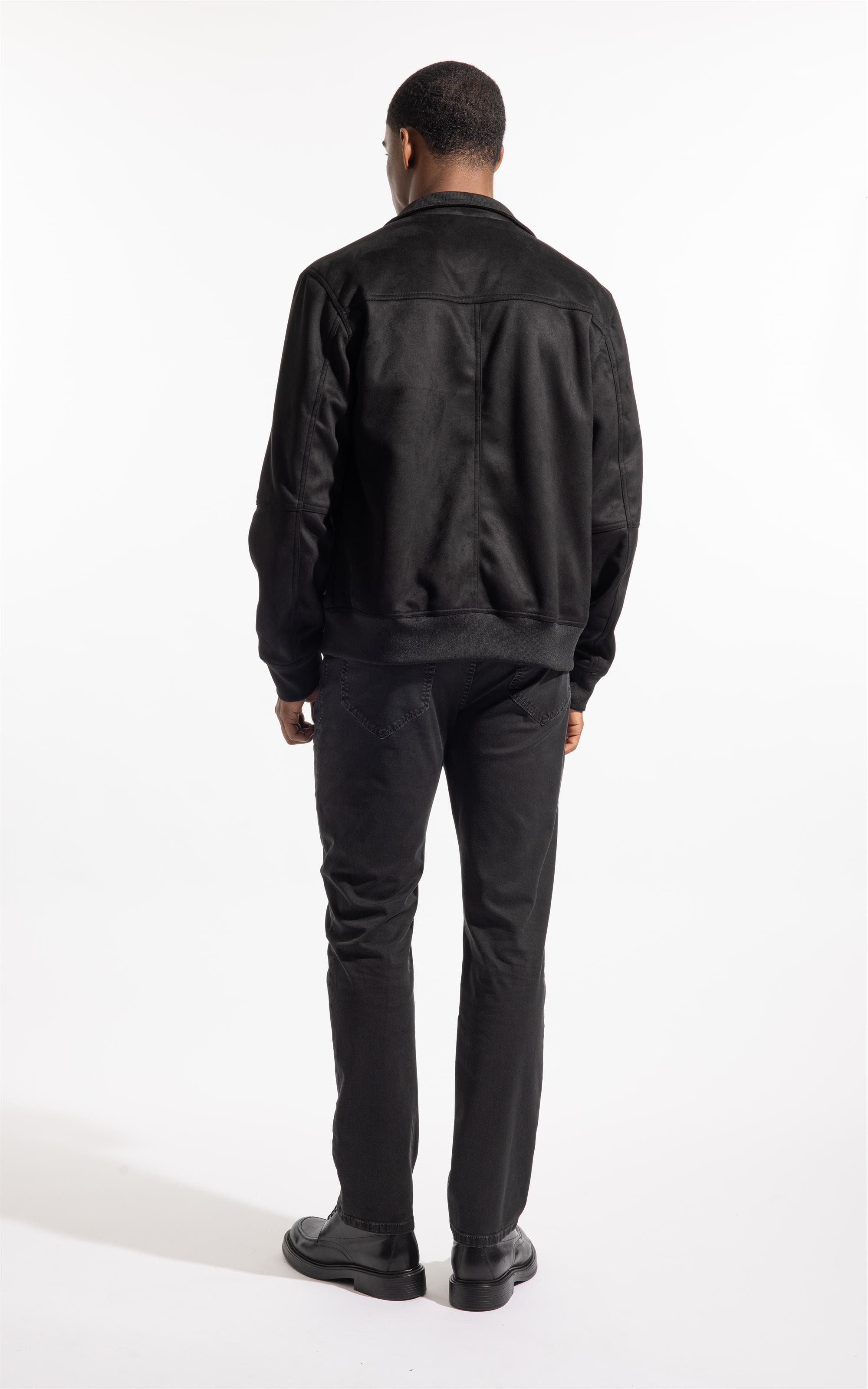 Jaqueta River Suede Preto