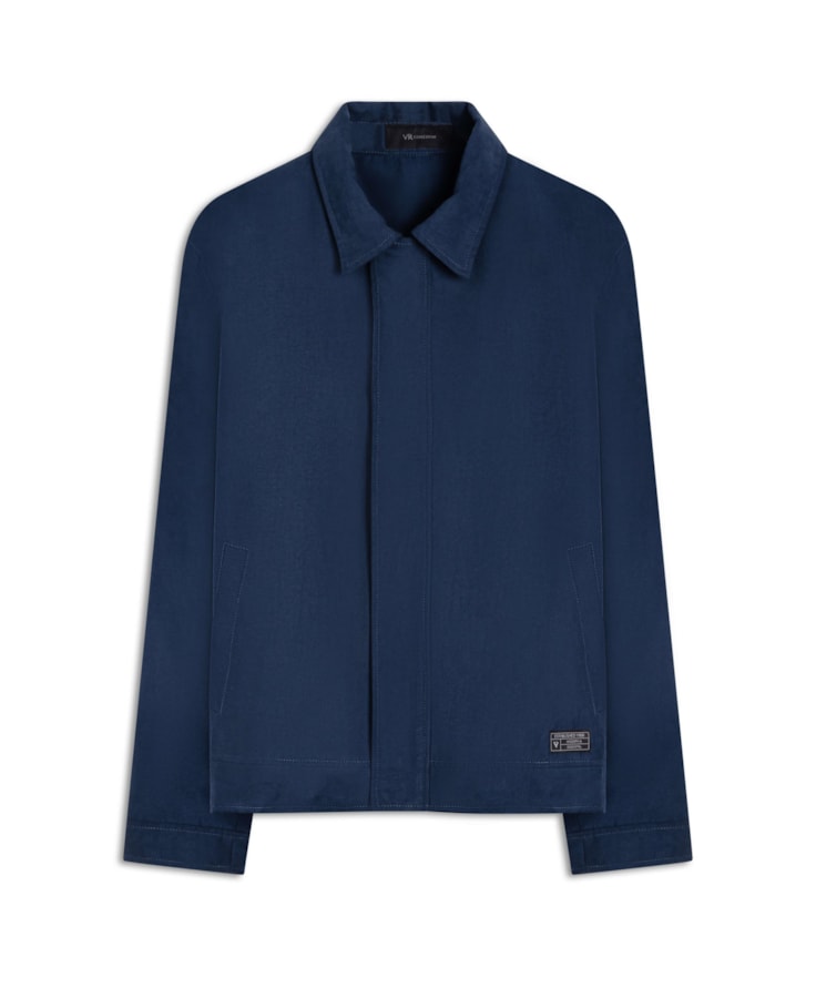 Jaqueta Sarja Techno Dark Navy