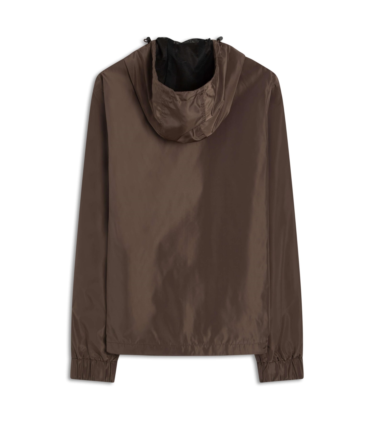 Jaqueta Tecno Bomber Com Capuz Cafe