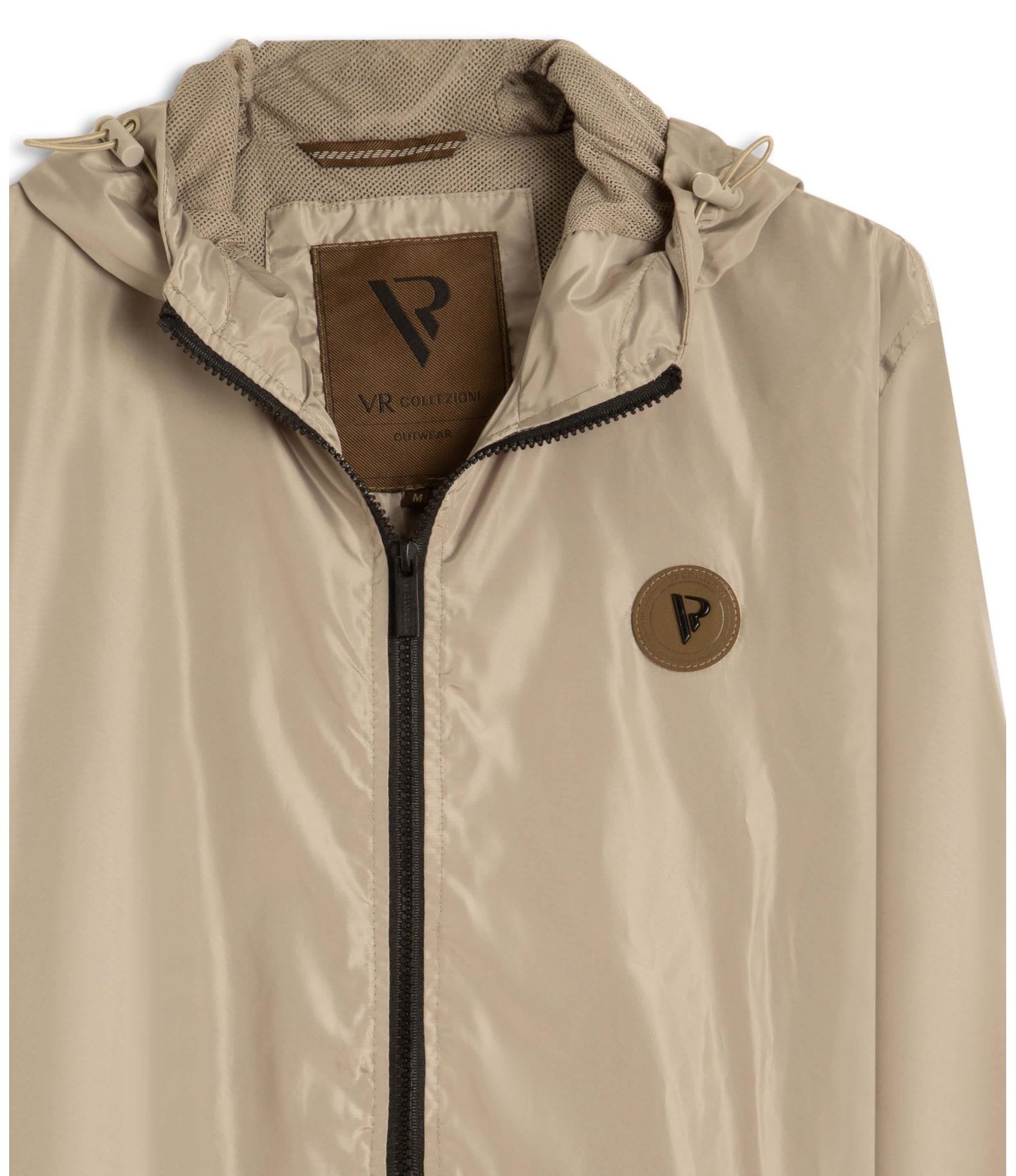 Jaqueta Tecno Bomber Com Capuz Caqui