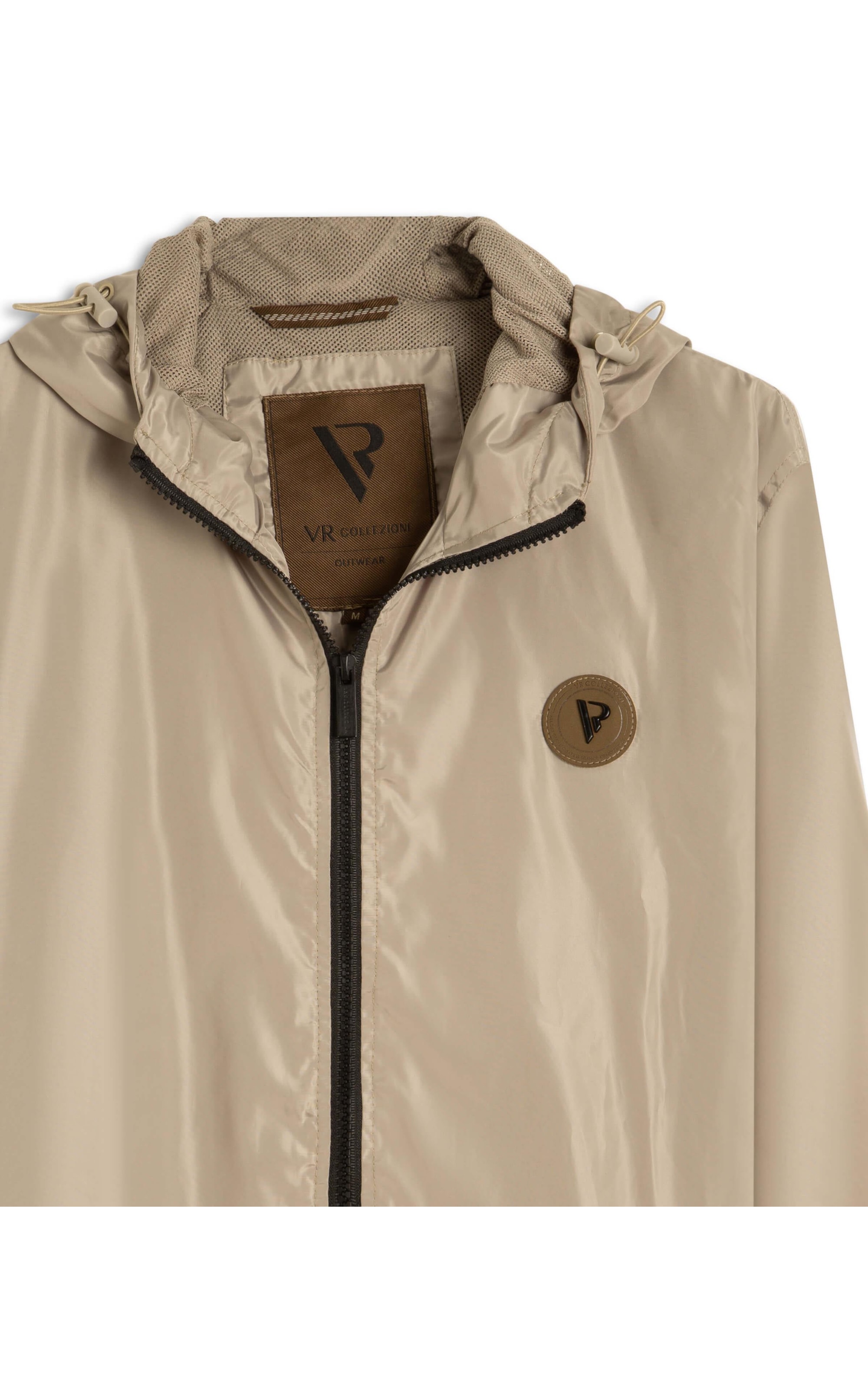 Jaqueta Tecno Bomber Com Capuz Caqui