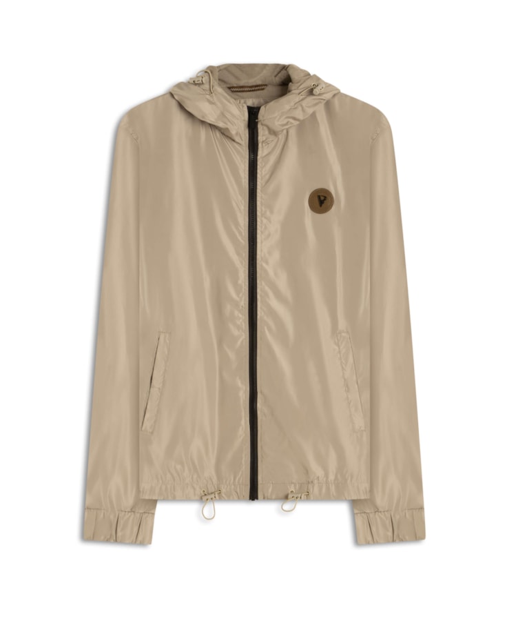 Jaqueta Tecno Bomber Com Capuz Caqui