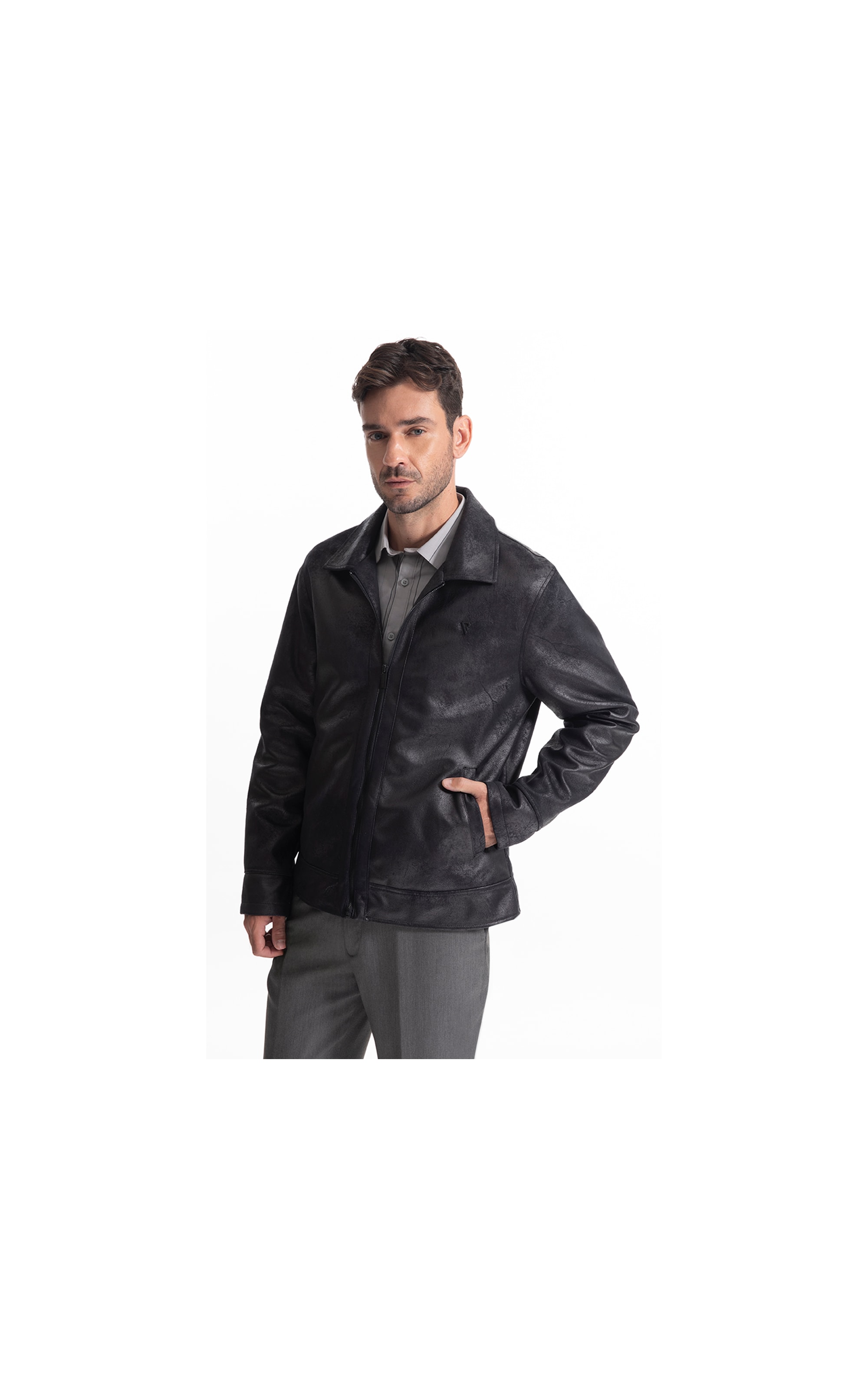 Jaqueta Vintage New Aviator Preto