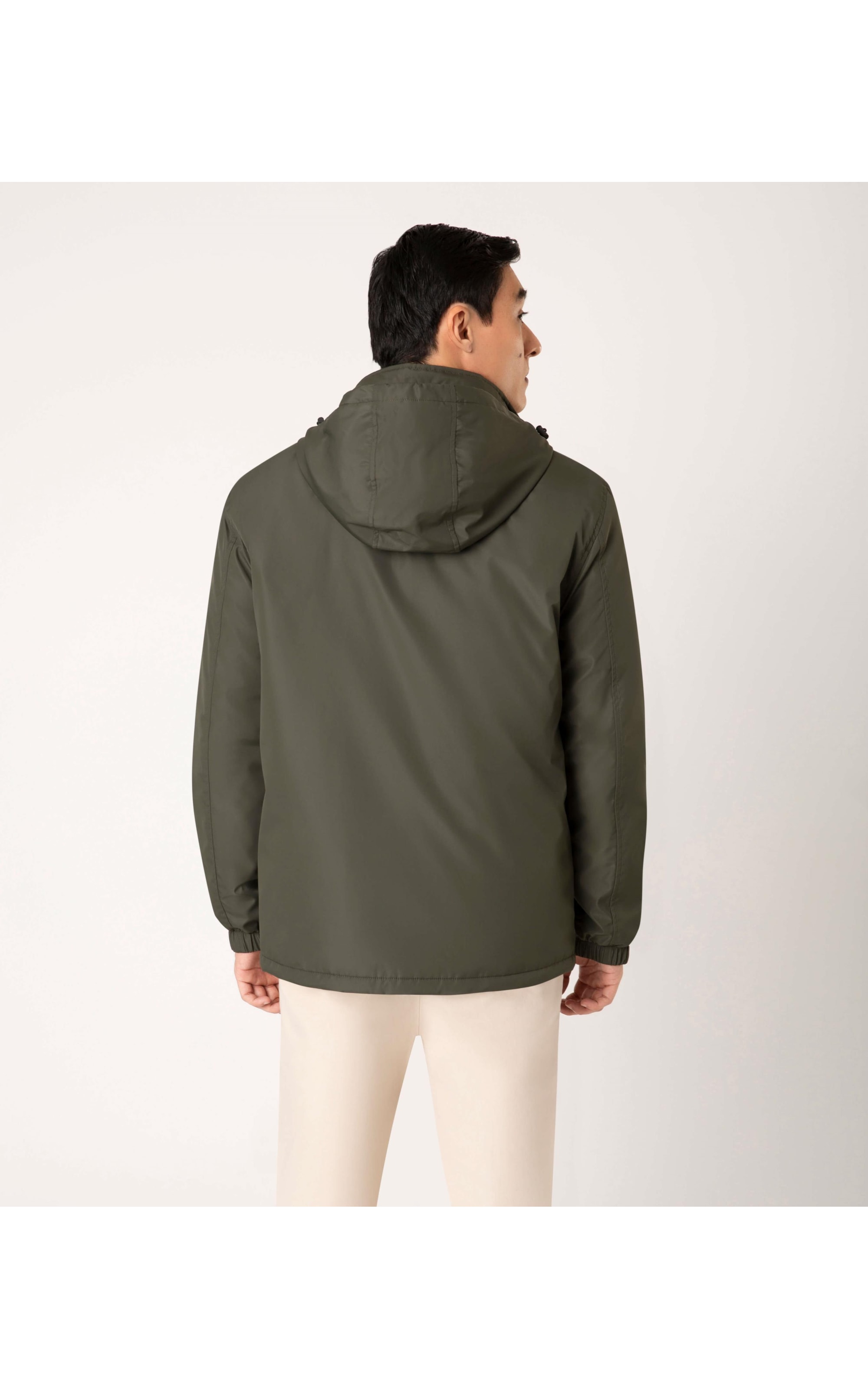 Jaqueta Vr Matte Hood Verde Militar