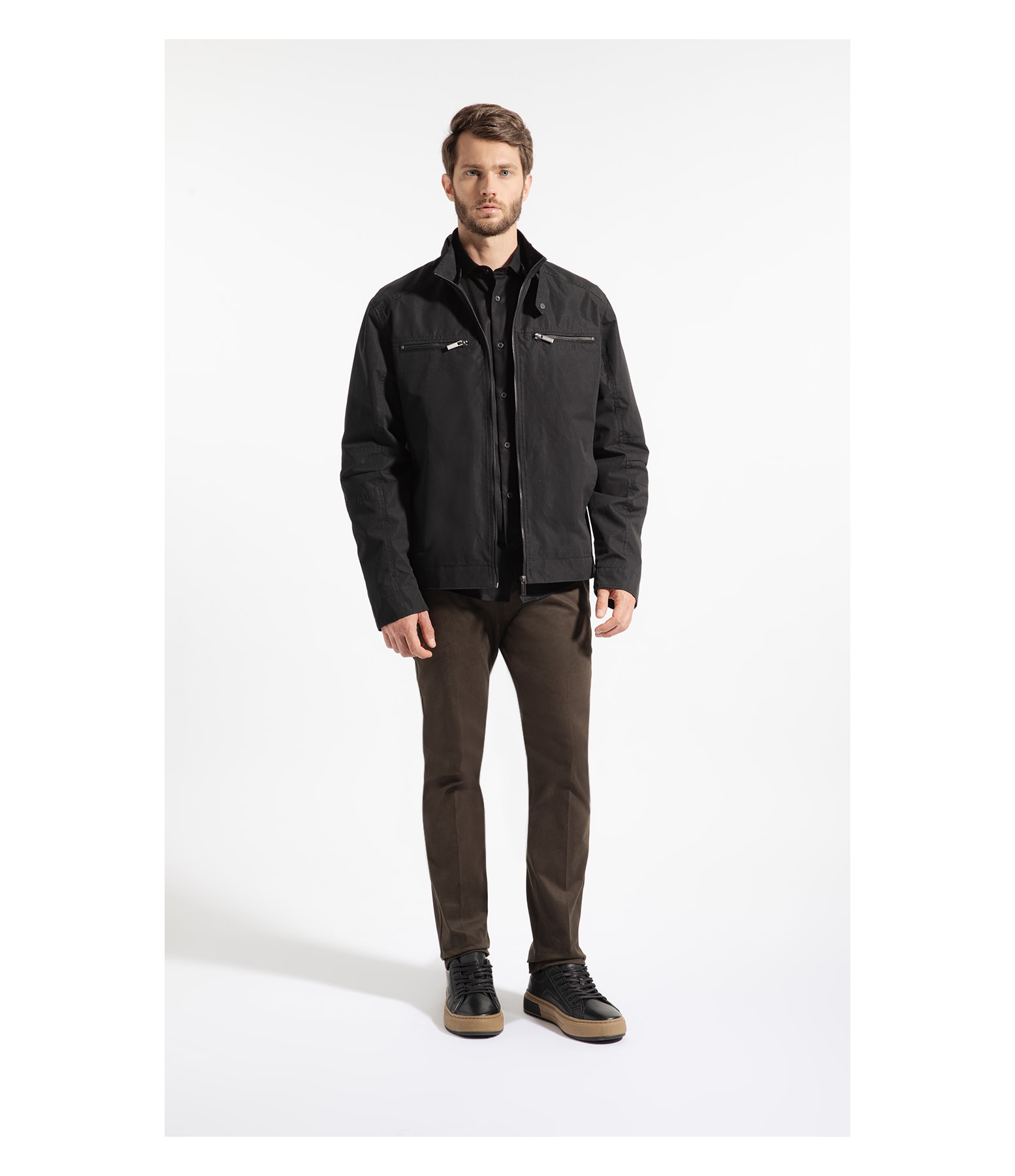Jaqueta Vr Nylon Rider With Pockts Preto