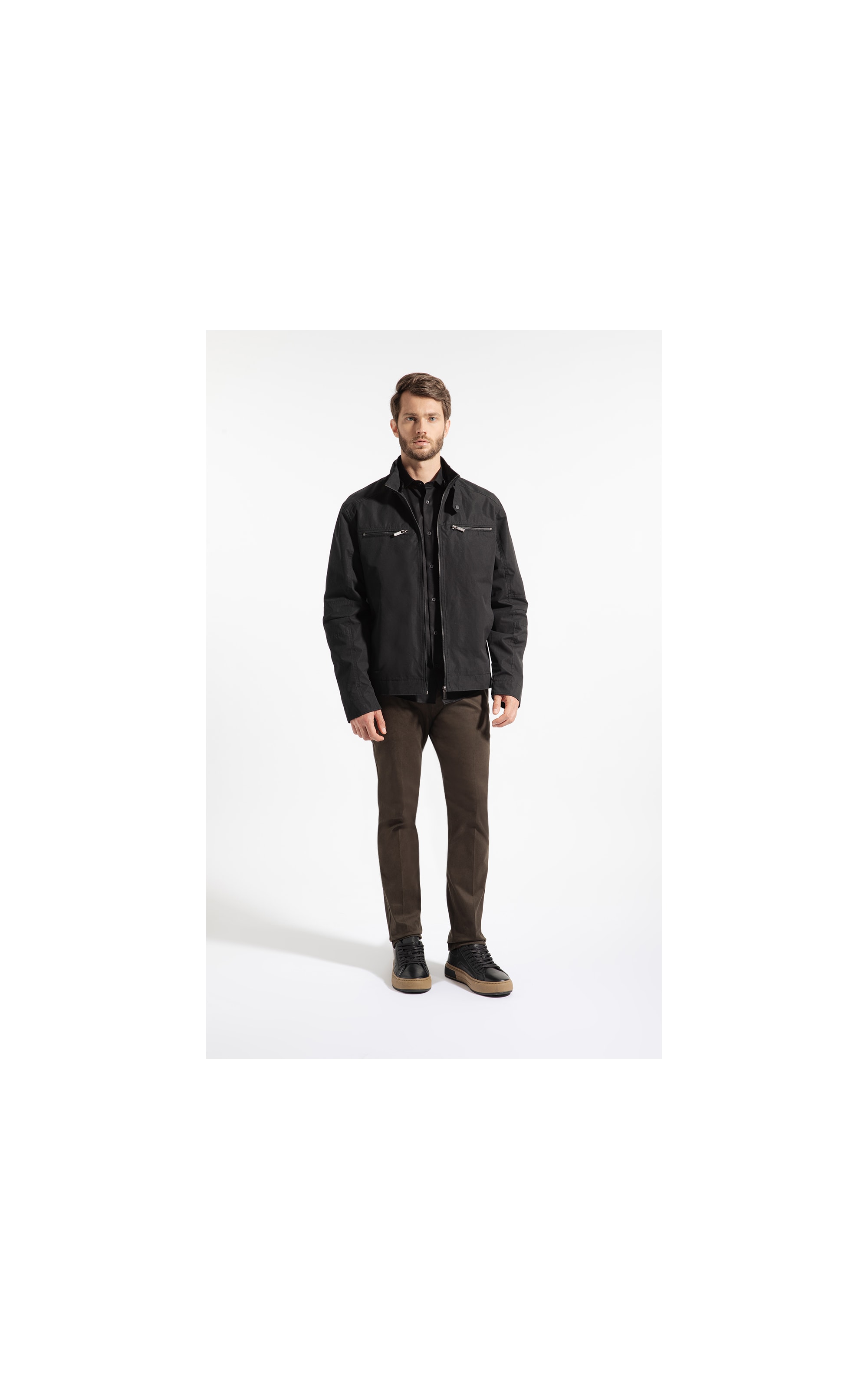Jaqueta Vr Nylon Rider With Pockts Preto