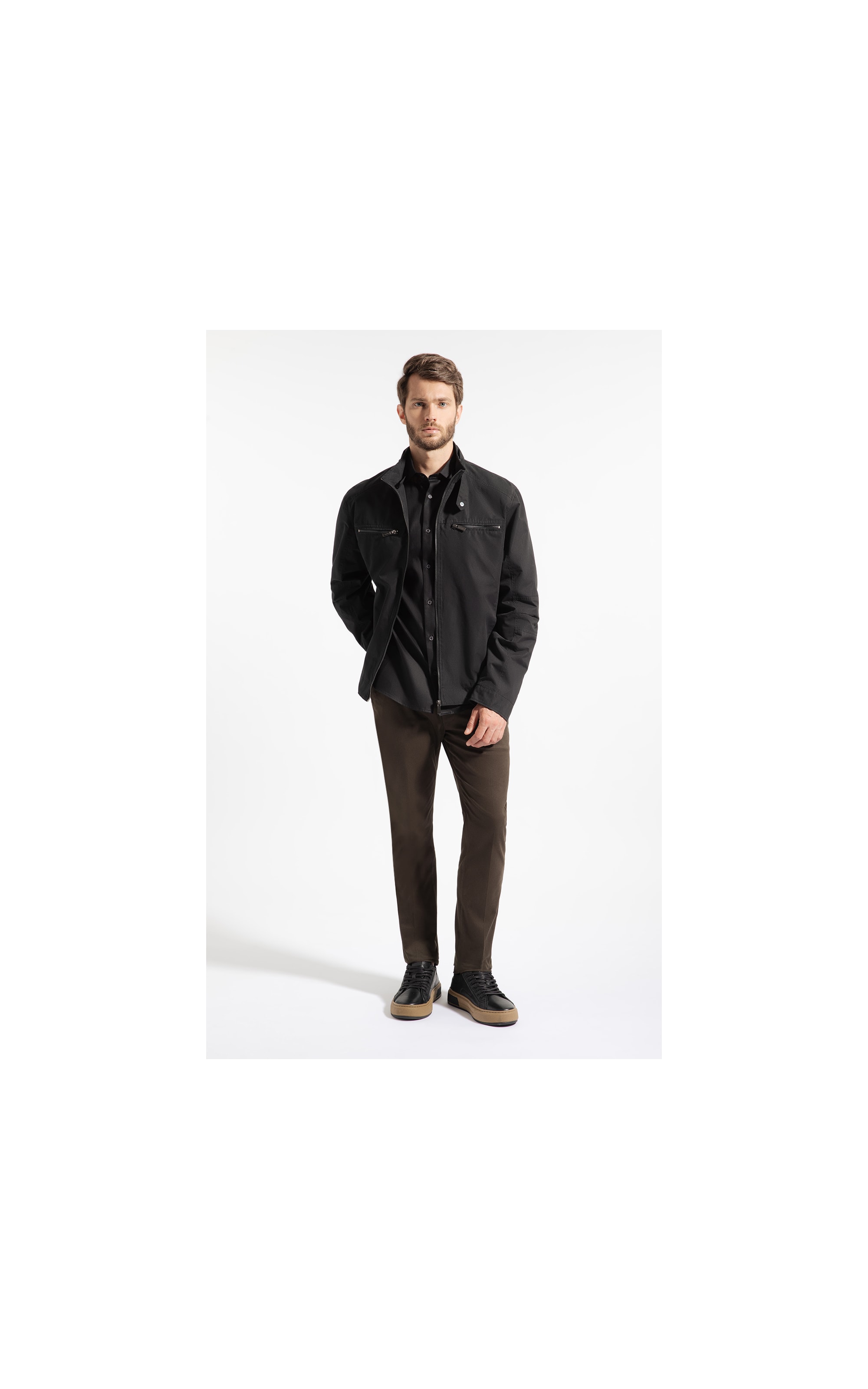Jaqueta Vr Nylon Rider With Pockts Preto