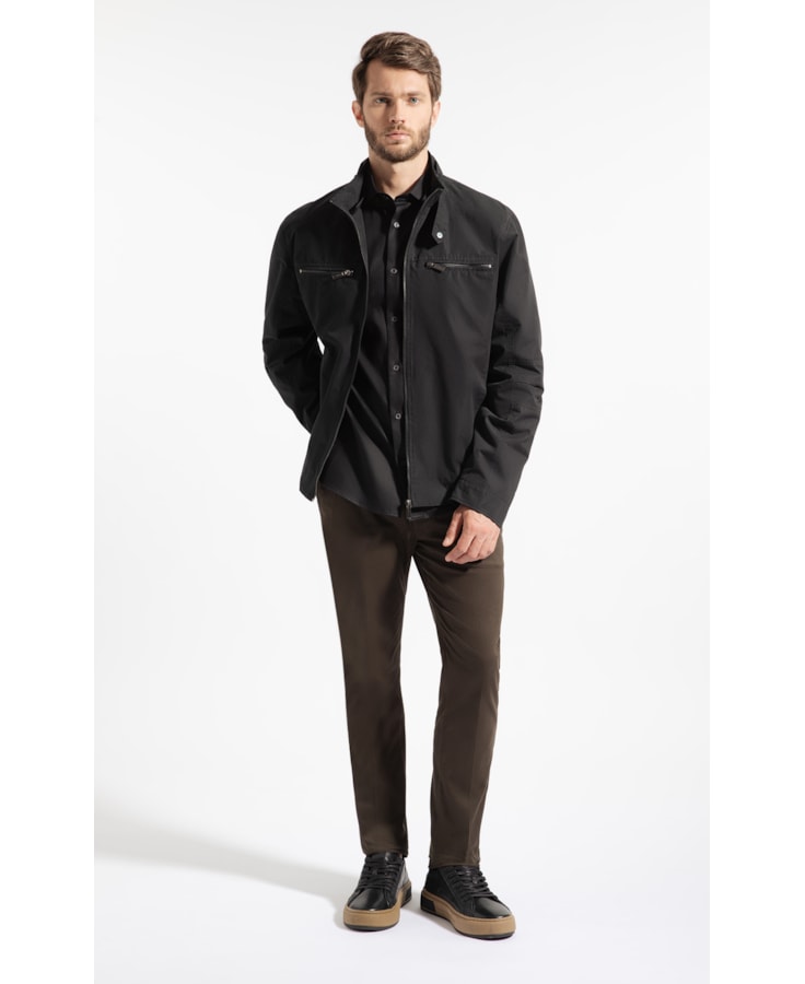 Jaqueta Vr Nylon Rider With Pockts Preto