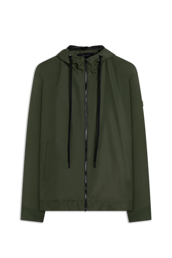 Jaqueta Windbreaker Opaque Verde Militar