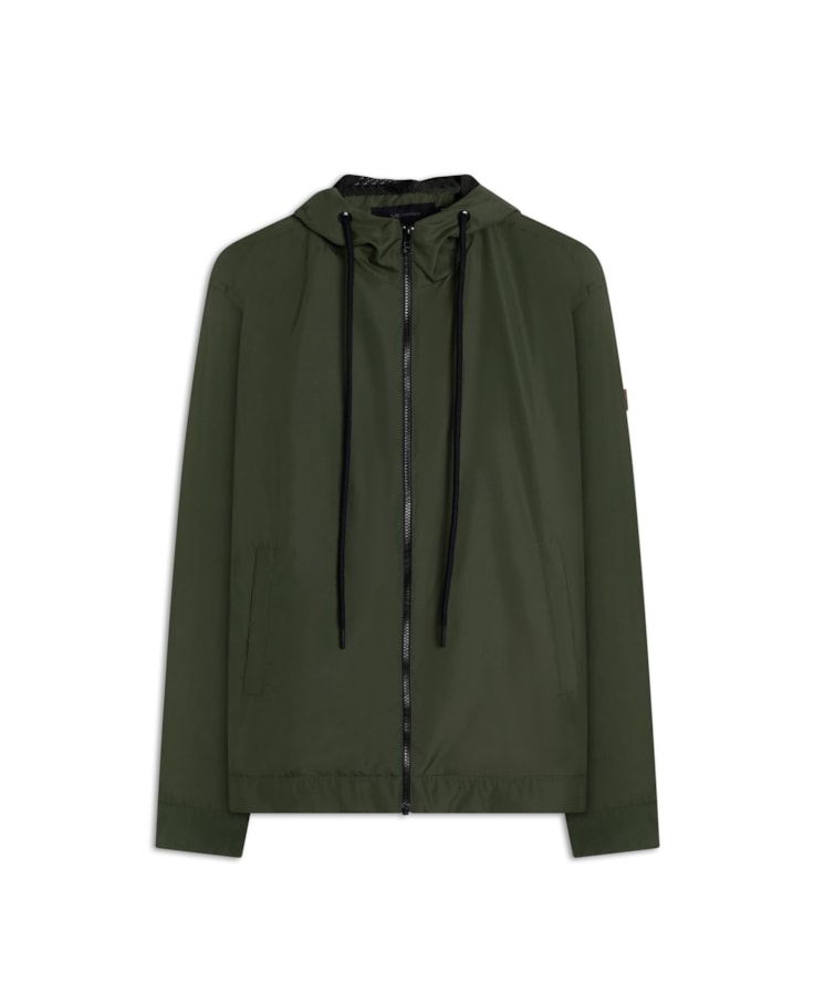 Jaqueta Windbreaker Opaque Verde Militar