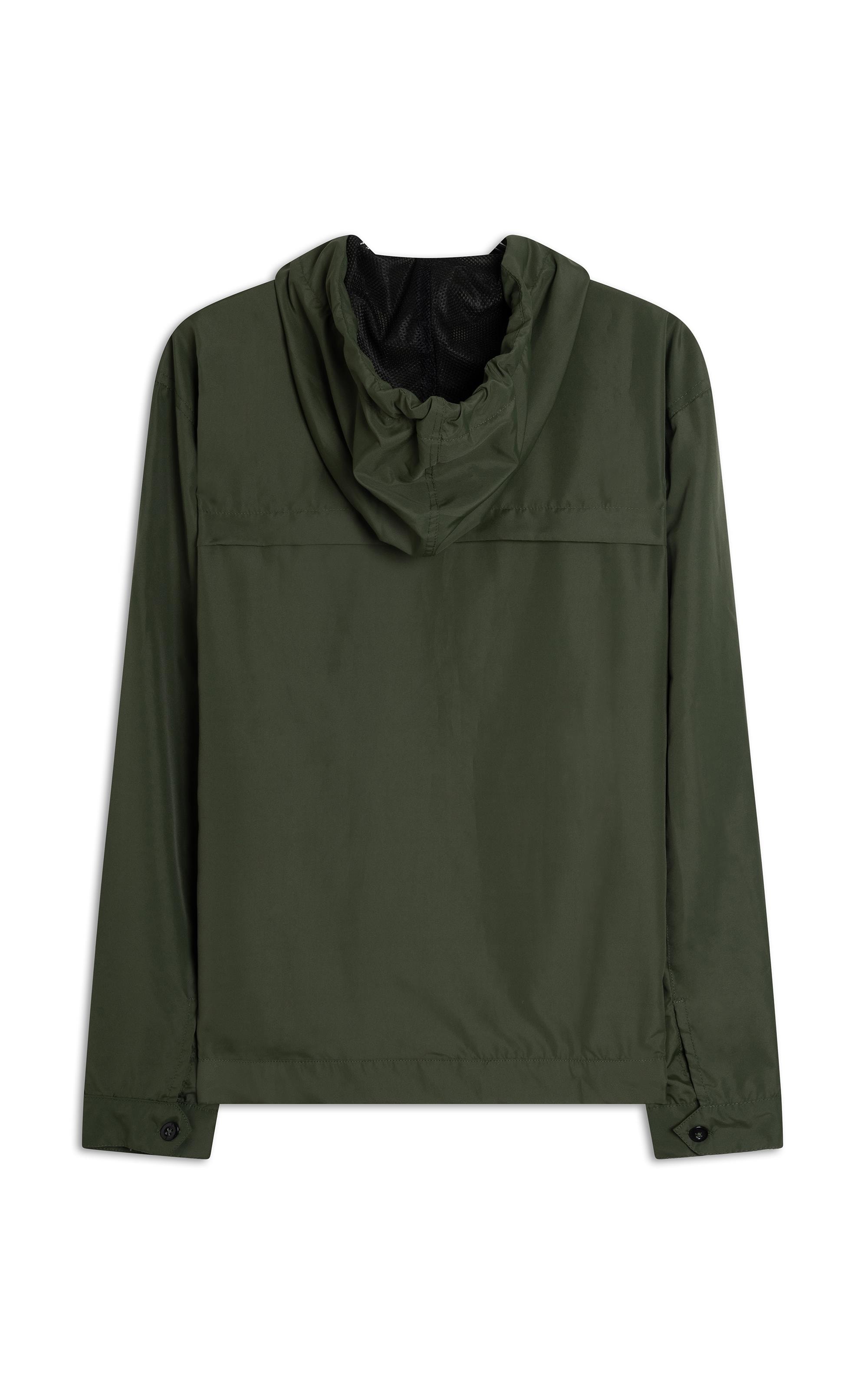 Jaqueta Windbreaker Opaque Verde Militar