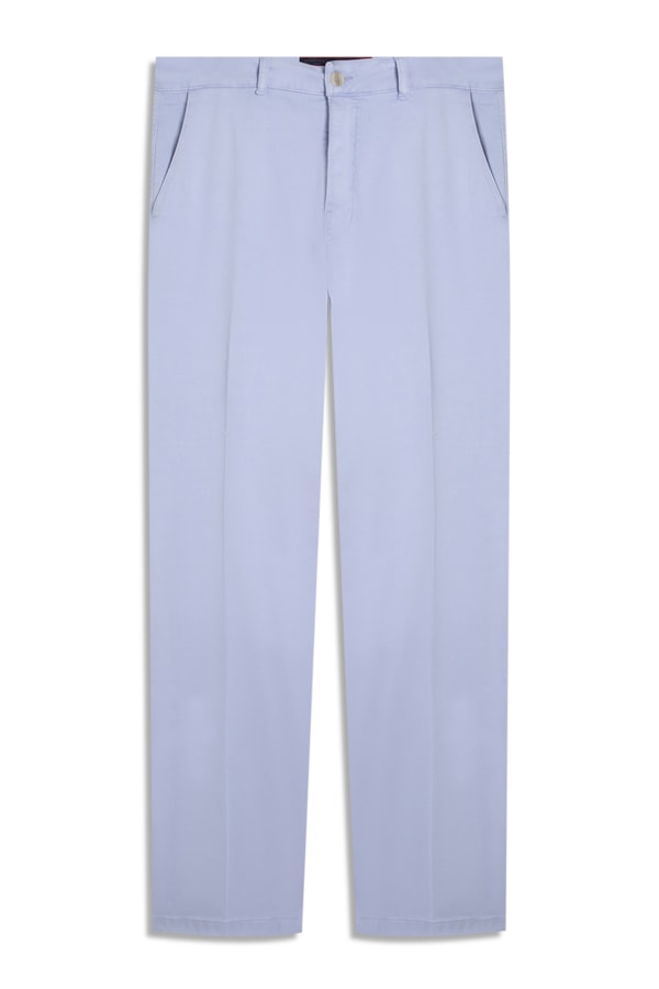 Jogging Color Piece Dye (Slim) Chino Azul Seco