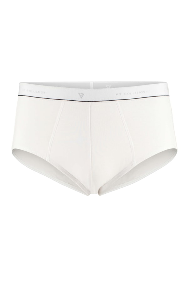 Kit C/ 2 Cuecas Slip Modal Branco