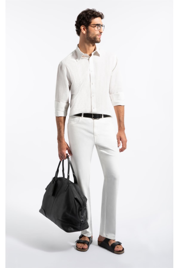 Linen Blend Color Ii (Tradicional) 5 Poc Off White