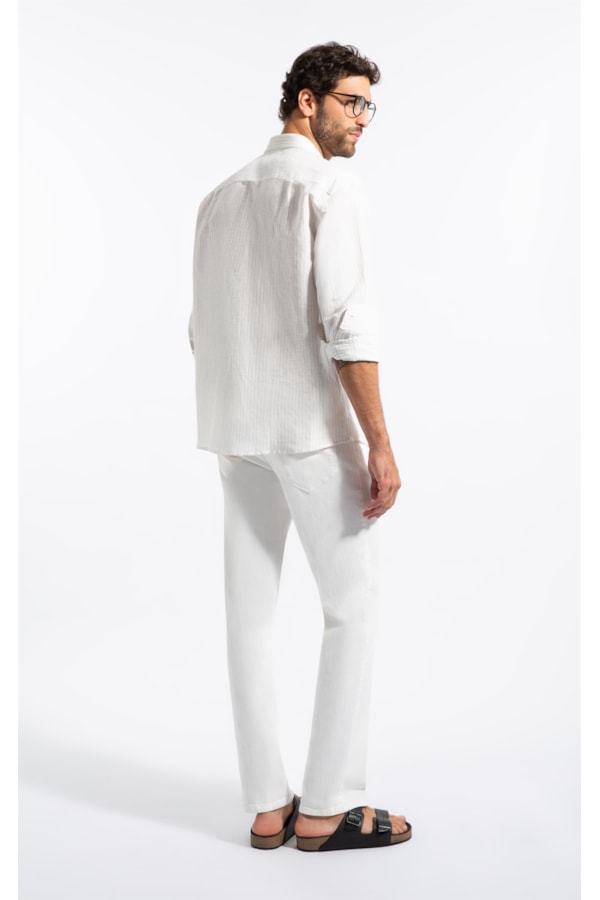 Linen Blend Color Ii (Tradicional) 5 Poc Off White