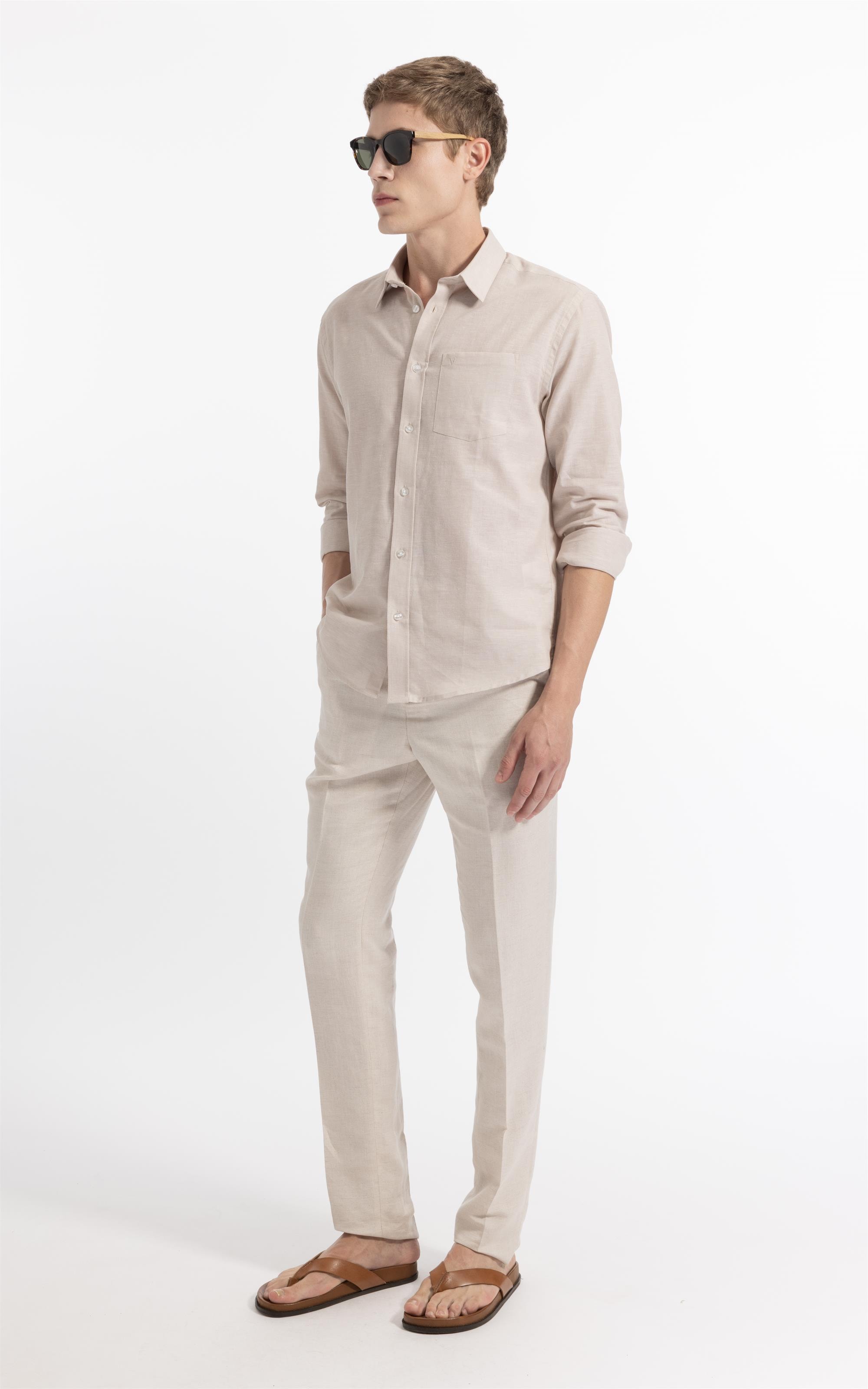 Linho  Pienza Classic Shanghai Areia