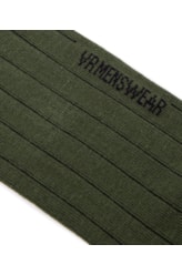 Meia Linho Viscose Verde Militar