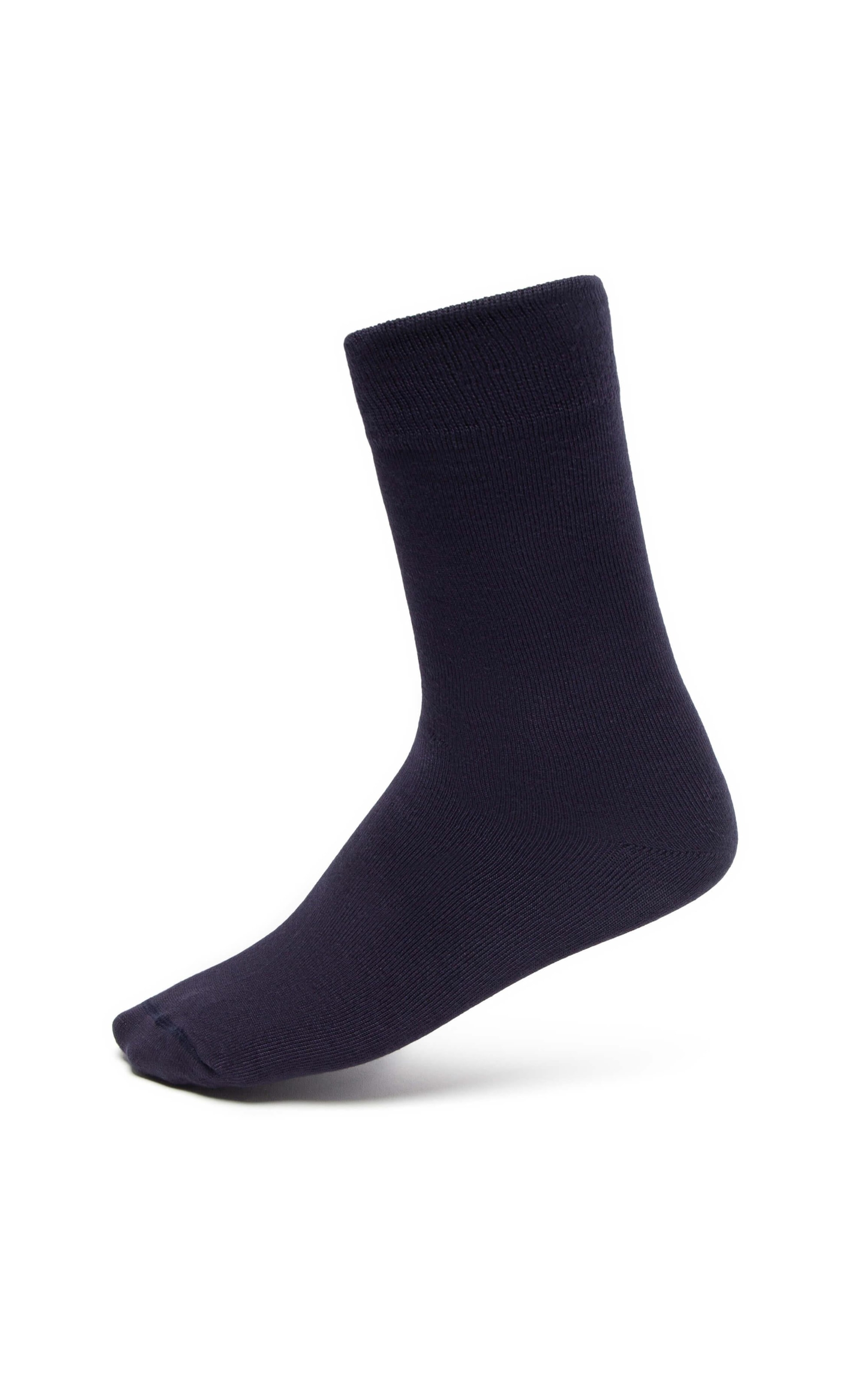 Meia Lisa de Viscose Marinho