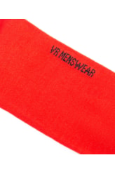 Meia Lisa de Viscose Vermelho Vivo