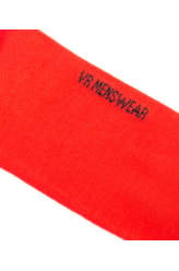 Meia Lisa de Viscose Vermelho Vivo