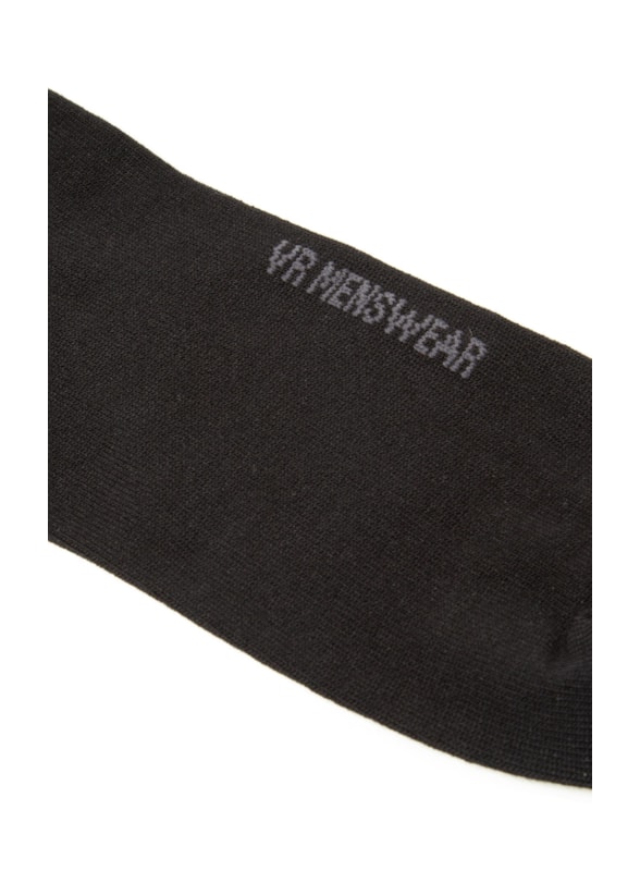 Meia Lisa de Viscose Vr Preto