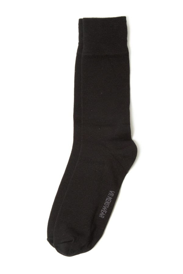 Meia Lisa de Viscose Vr Preto