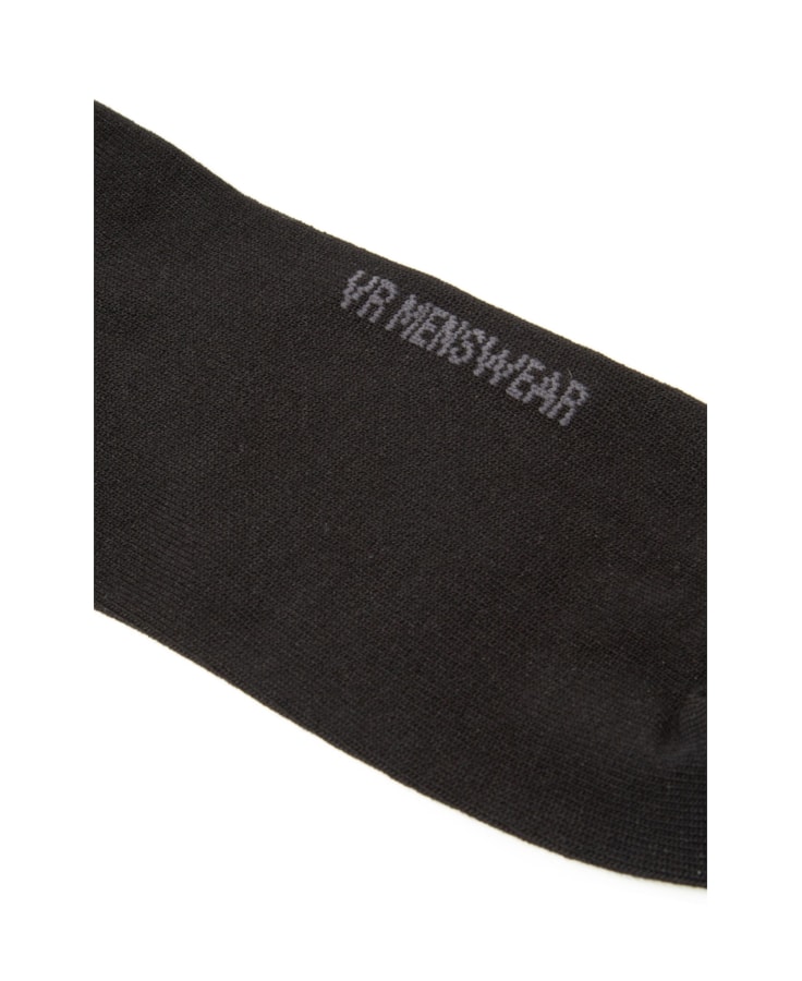 Meia Lisa de Viscose Vr Preto