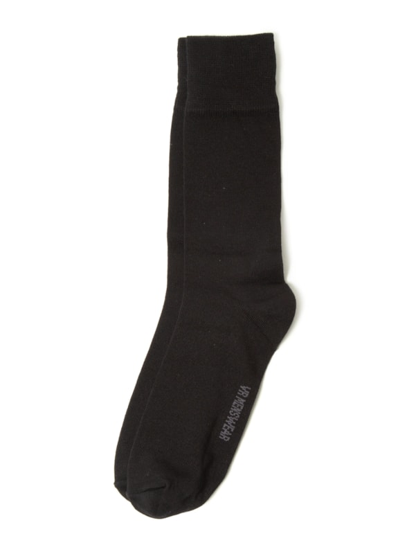 Meia Lisa de Viscose Vr Preto