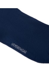 Meia Lisa Modal Dark Navy