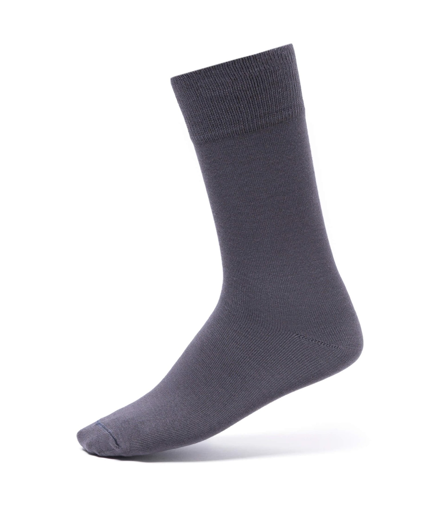 Meia Lisa Viscose Chumbo