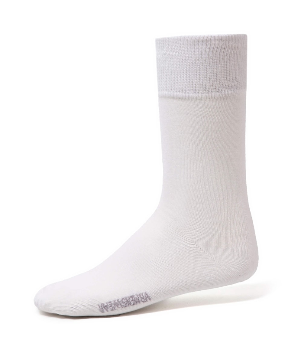 Meia Lisa Viscose Off White