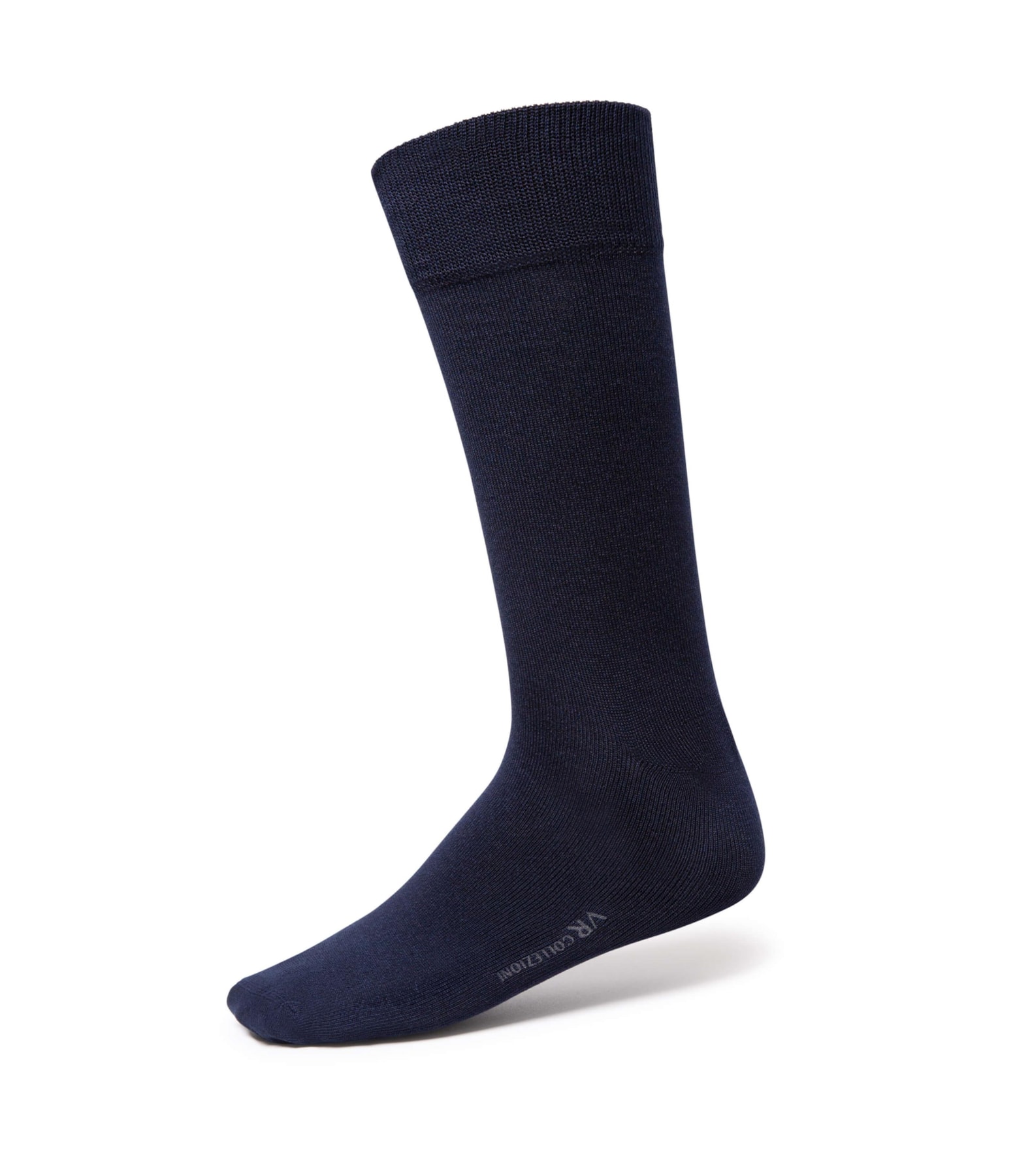 Meias Lisas Algodão Dark Navy