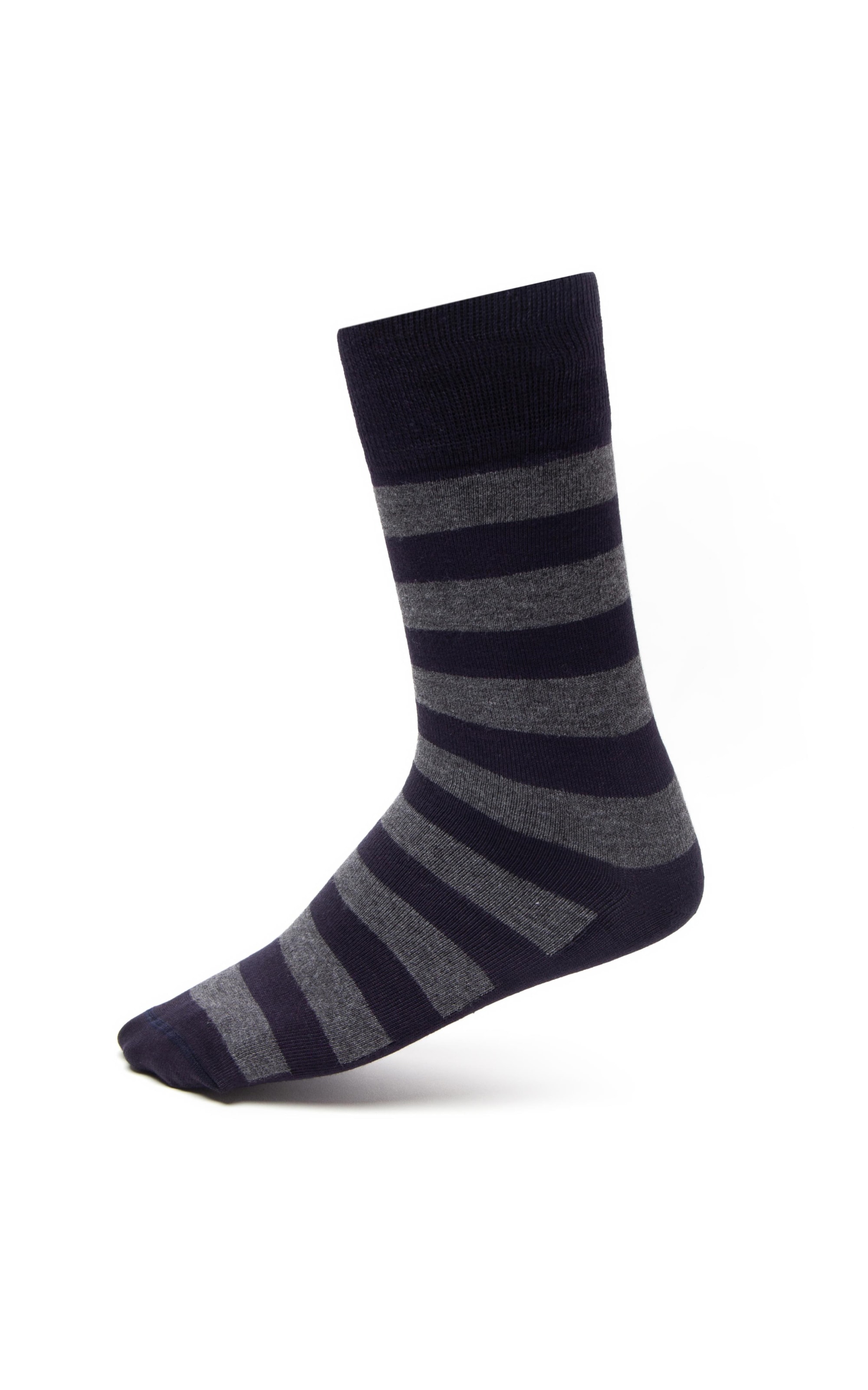 Meias Listras Grossas Marinho