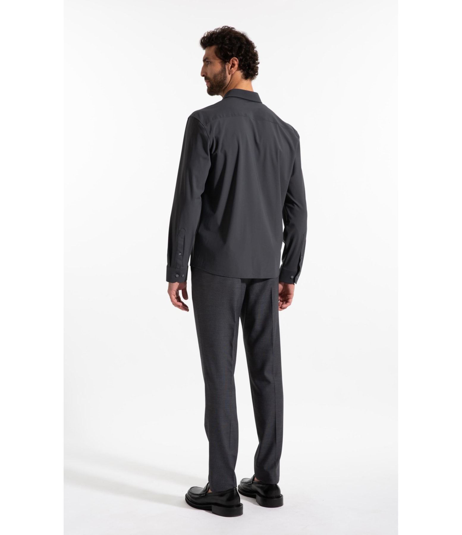 Micro Stripes Active Slim Fusioned Ml Grafite