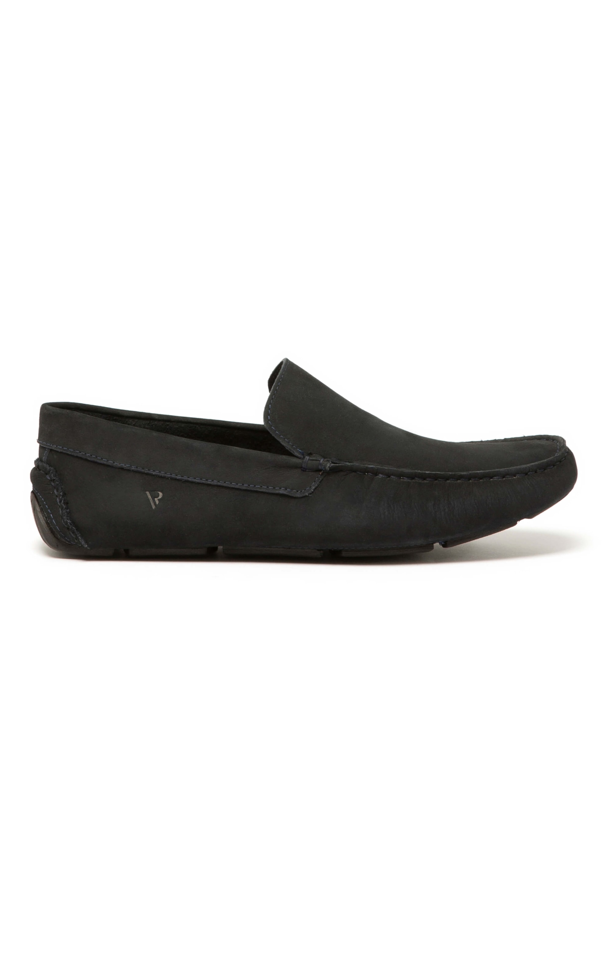 Mocassim Couro Drive Marinho