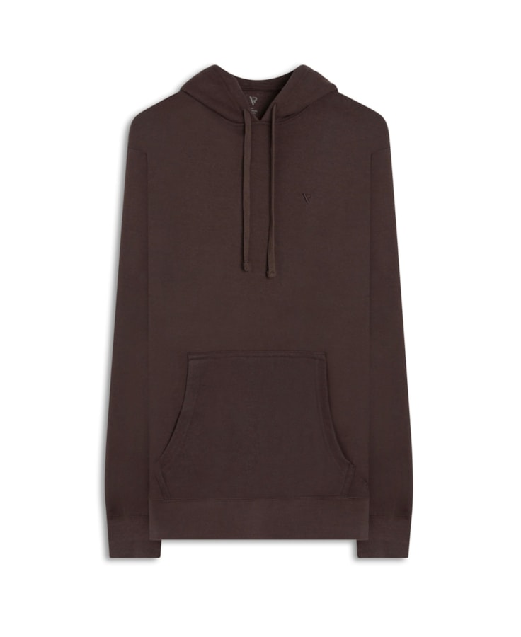 Moletom Básico Capuz Dark Brown