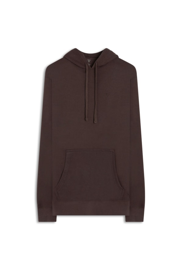 Moletom Básico Capuz Dark Brown