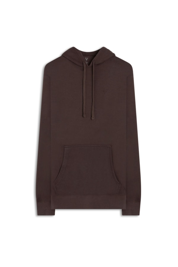 Moletom Básico Capuz Dark Brown