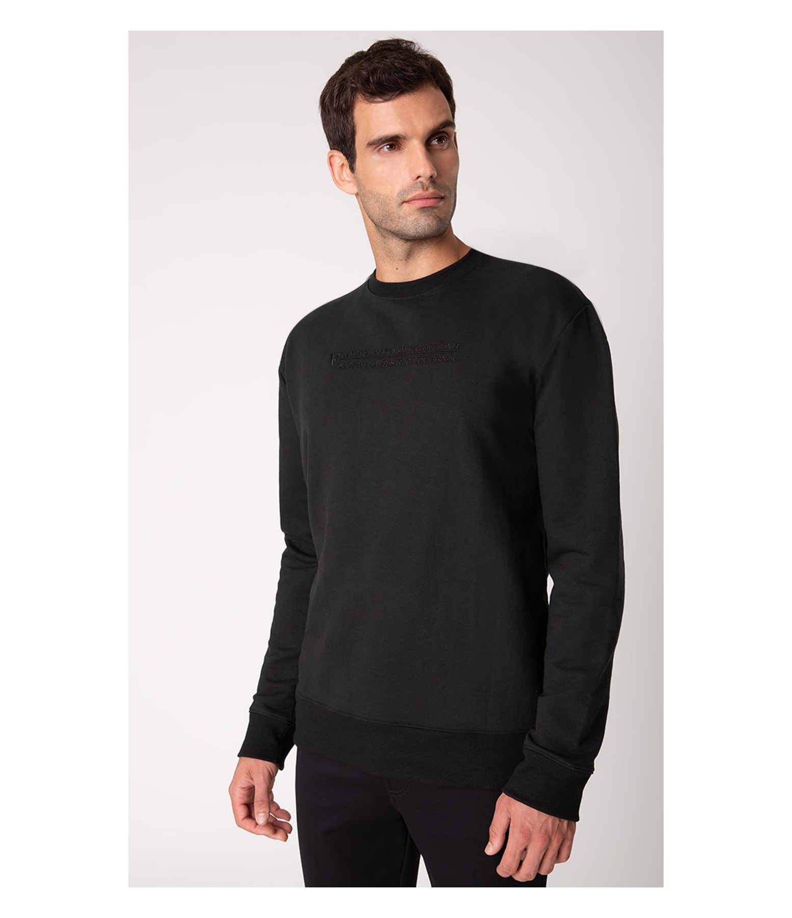 Moletom District Preto